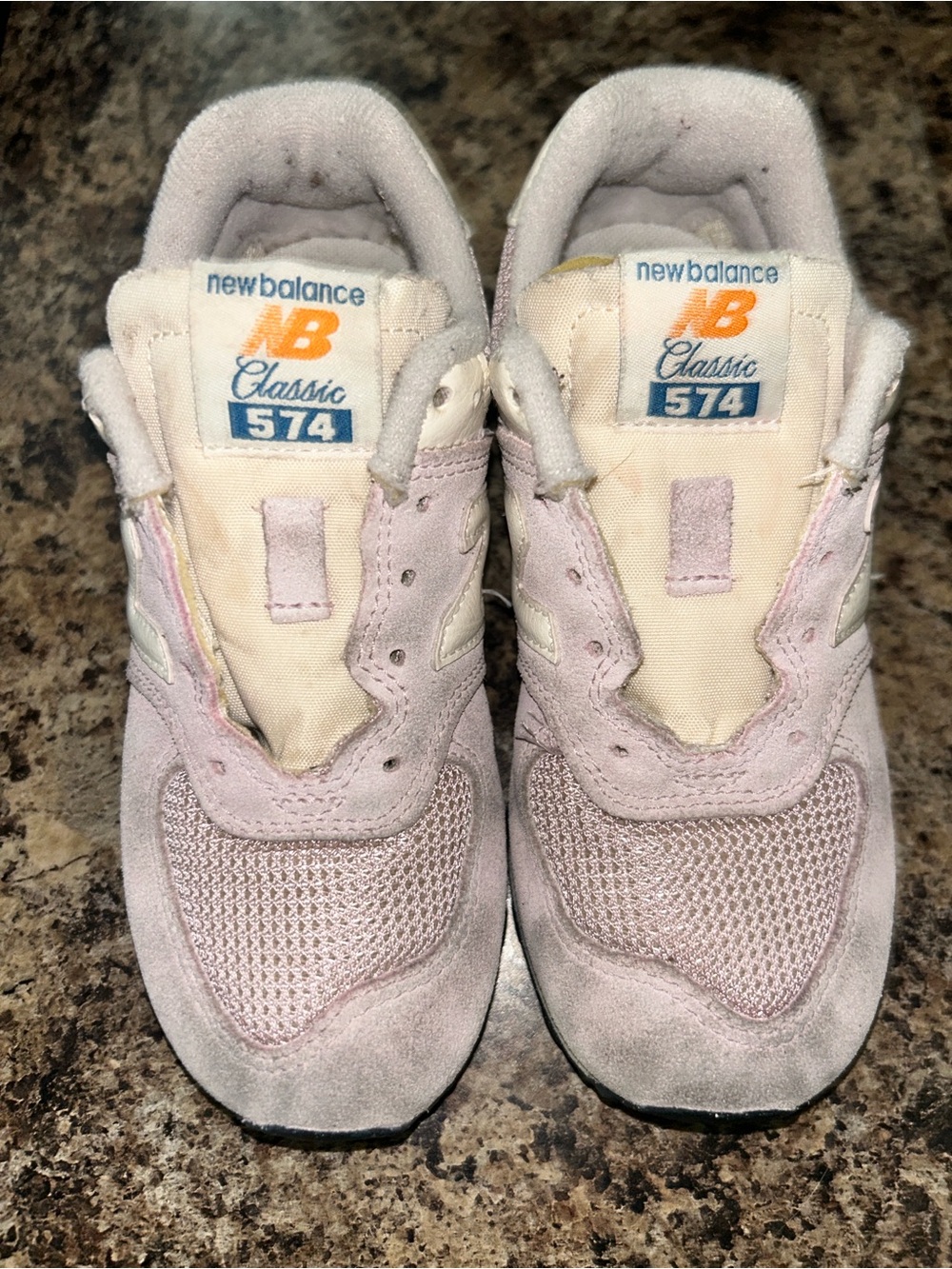 New Balance Kids 574 Classic Light Pink Sneakers